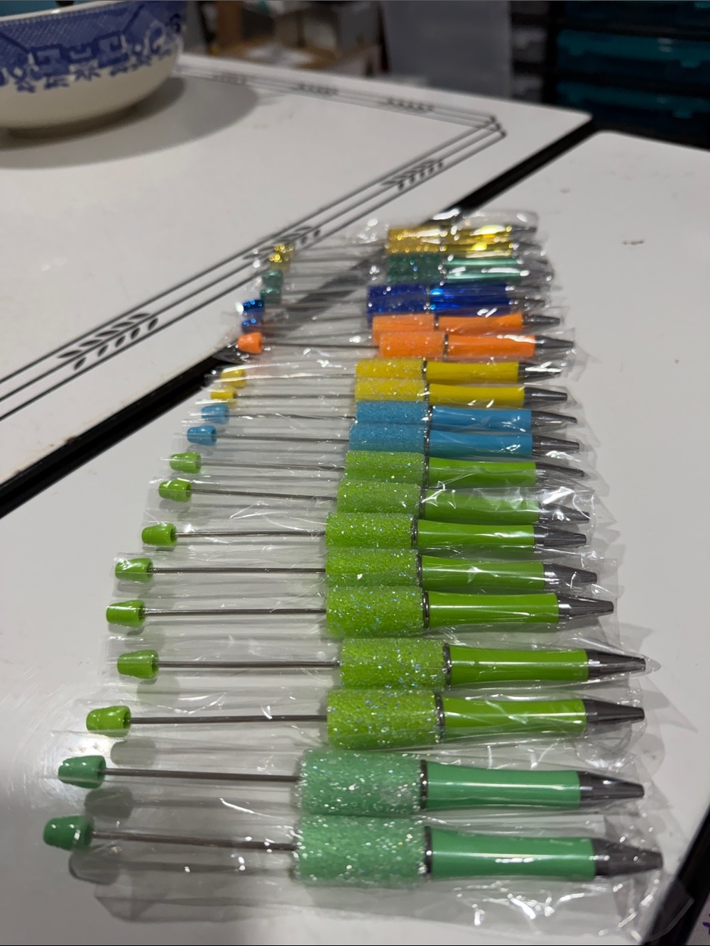 Lot of 21 Beadable Sugar Pens